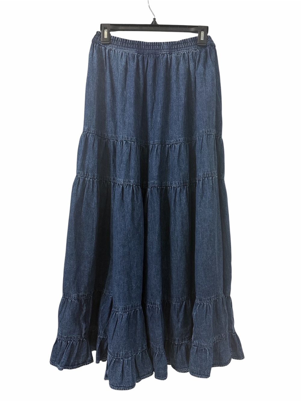American Eagle outfitters Pull on Denim High waisted Chambray Maxi Skirt(Sz XS) - Picture 7 of 10